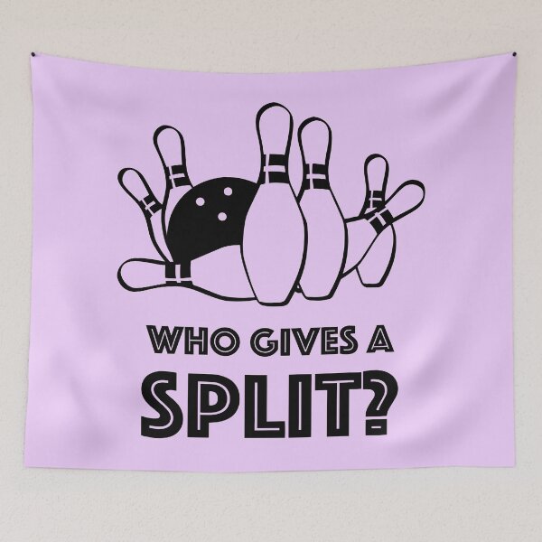 Item preview, Who Gives A Split Bowling Design designed and sold by CyberneticTees.