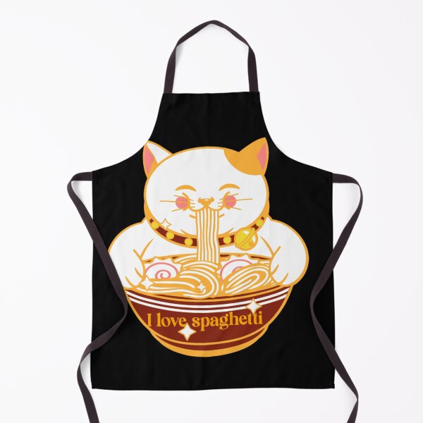 Item preview, Design for cats that love to eat spaghetti designed and sold by MinimalMuse Designs.