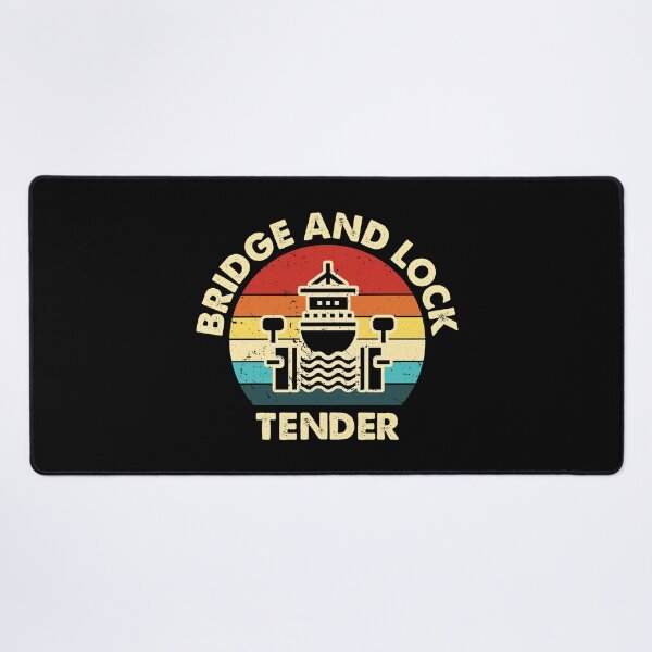 Item preview, Bridge and Lock Tender Vintage Retro designed and sold by NestaReign.