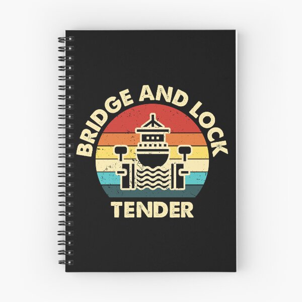 Item preview, Bridge and Lock Tender Vintage Retro designed and sold by NestaReign.