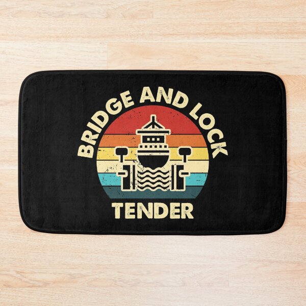 Item preview, Bridge and Lock Tender Vintage Retro designed and sold by NestaReign.