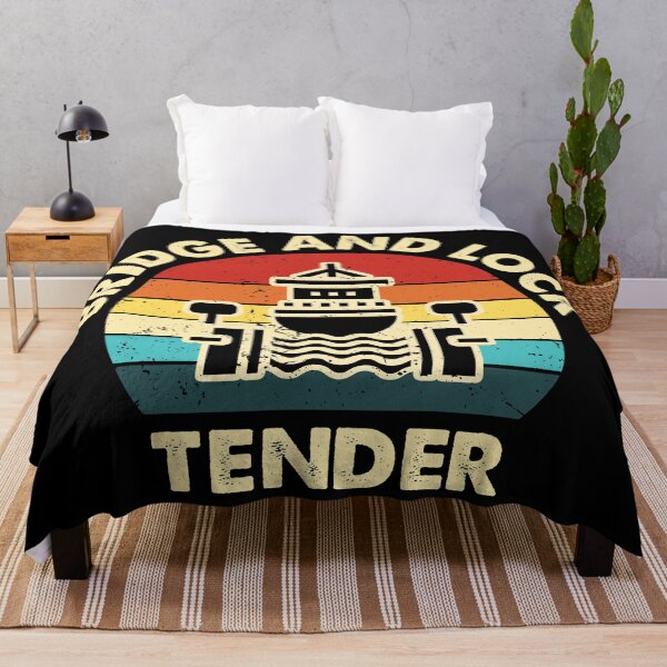 Item preview, Bridge and Lock Tender Vintage Retro designed and sold by NestaReign.