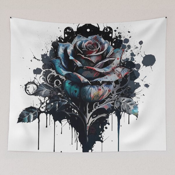 Item preview, Vibrant Rose Splatterbloom designed and sold by Red-Alien.