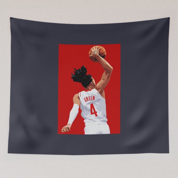 Item preview, Jalen Green Vector Dunk with Background Large Print Qiangy designed and sold by qiangdade.