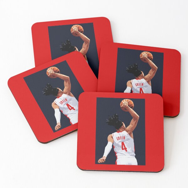 Item preview, Jalen Green Vector Dunk with Background Large Print Qiangy designed and sold by qiangdade.