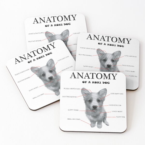 Item preview, Anatomy of a funny dog  designed and sold by GRAPHISTE99.