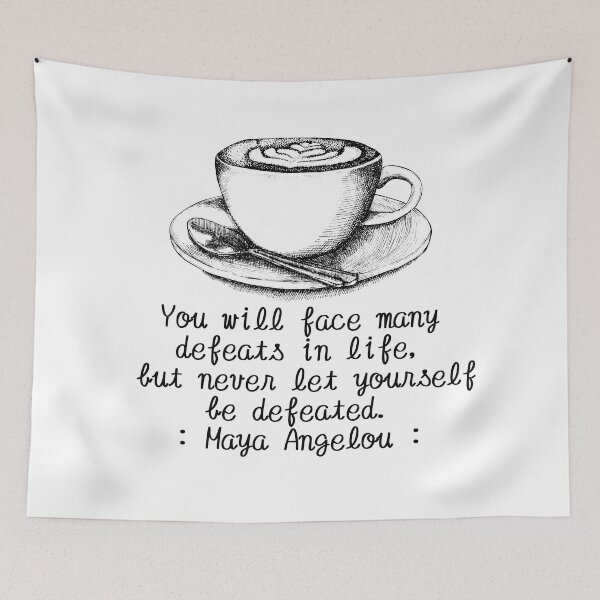 Artikelvorschau, Kaffee und Zitate: Maya Angelou. entworfen und verkauft von MokonoKokoro.
