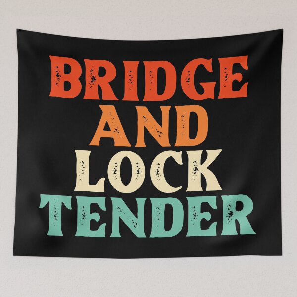 Item preview, Retro Bridge and Lock Tender Vintage  designed and sold by NestaReign.