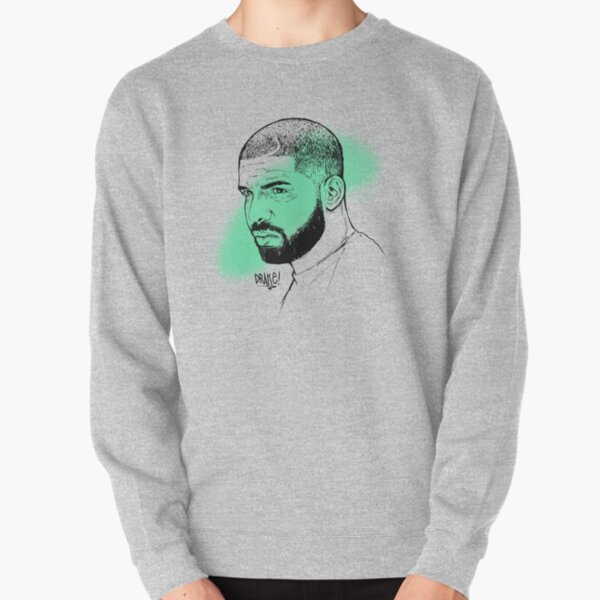 Drake Portrait Sketch Drawing Pullover Sweatshirt