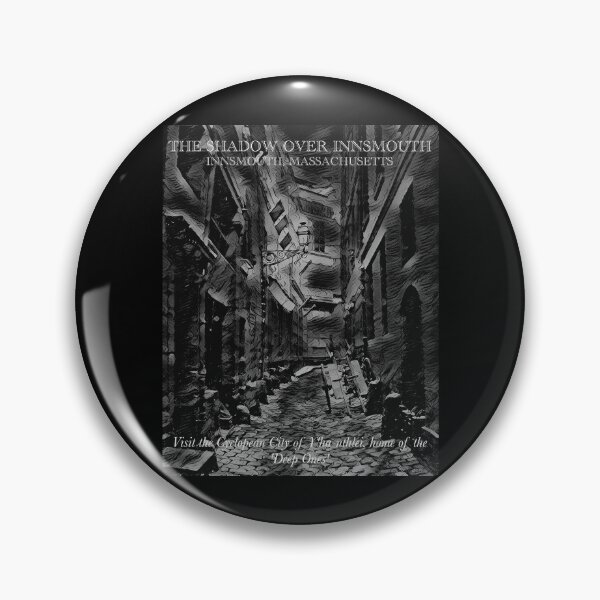 Item preview, The Shadow Over Innsmouth 1 (Black & White) - Visit the Cyclopean city of Y'ha-nthlei, home of the Deep Ones - spcreationsco22 designed and sold by SpCreationsCo22.