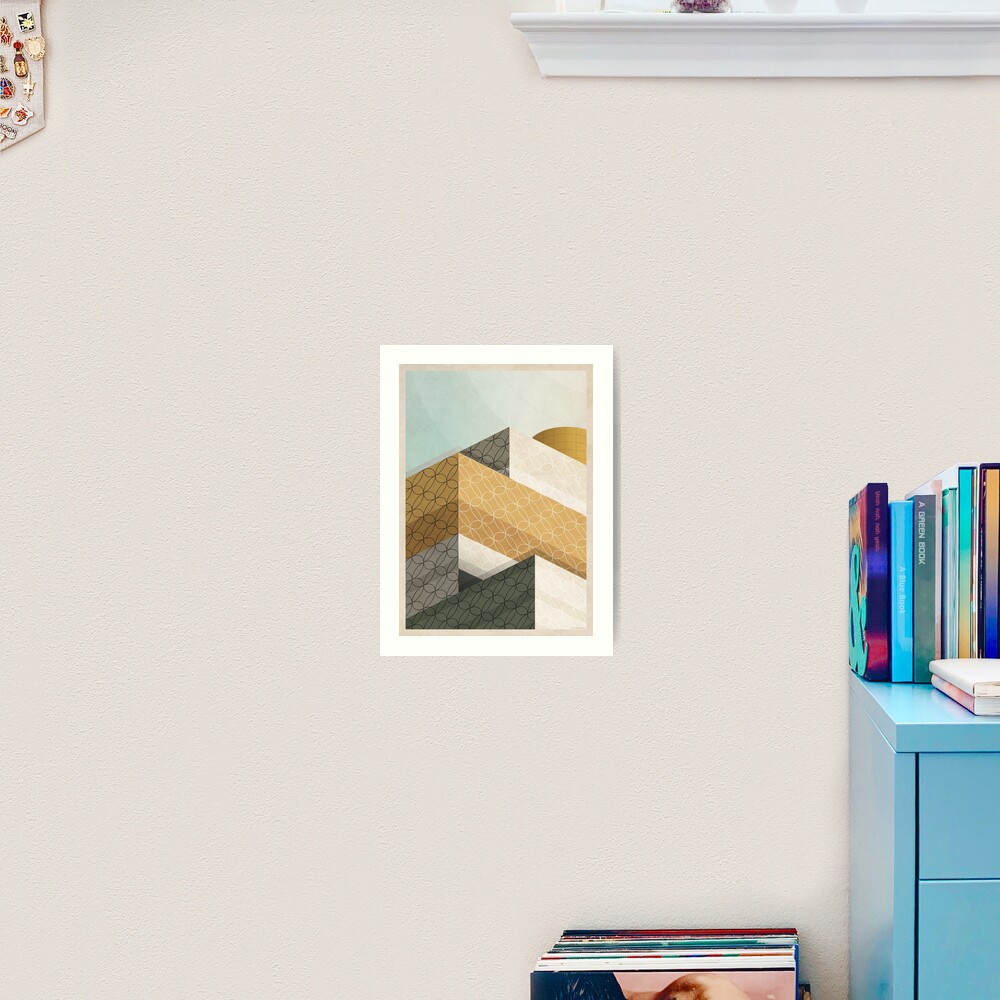 Library In Tangent Art Print