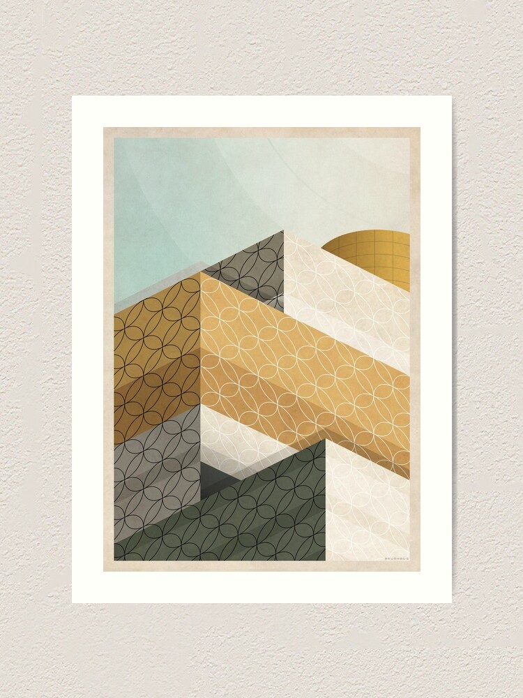Alternate view of Library In Tangent Art Print
