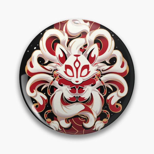 Item preview, Fox Spirit - Japanese Nine Tailed Fox designed and sold by Snouleaf.