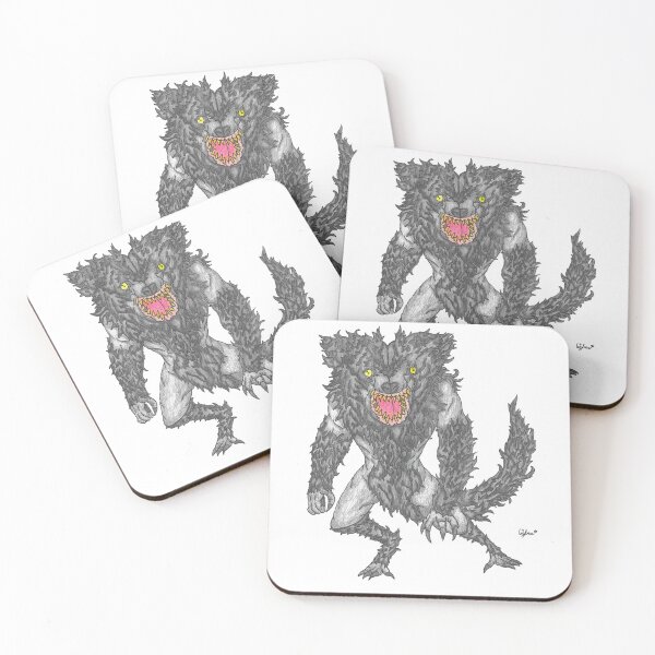 Item preview, A dark and mysterious wolf designed and sold by Wybee.