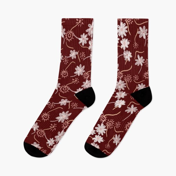 Item preview, Flower brown  pattern  designed and sold by atiksugiwara.