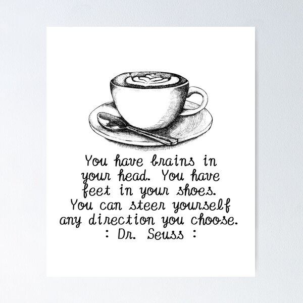 Aperçu de l'œuvre Café et citations : Dr Seuss. créée et vendue par MokonoKokoro.