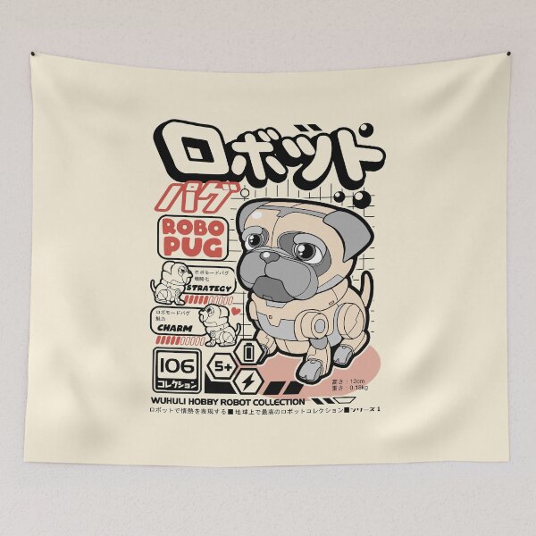 Item preview, Robo Pug designed and sold by wuhu.