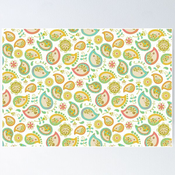 Item preview, Hedgehog Paisley_Green outline designed and sold by miavaldez.
