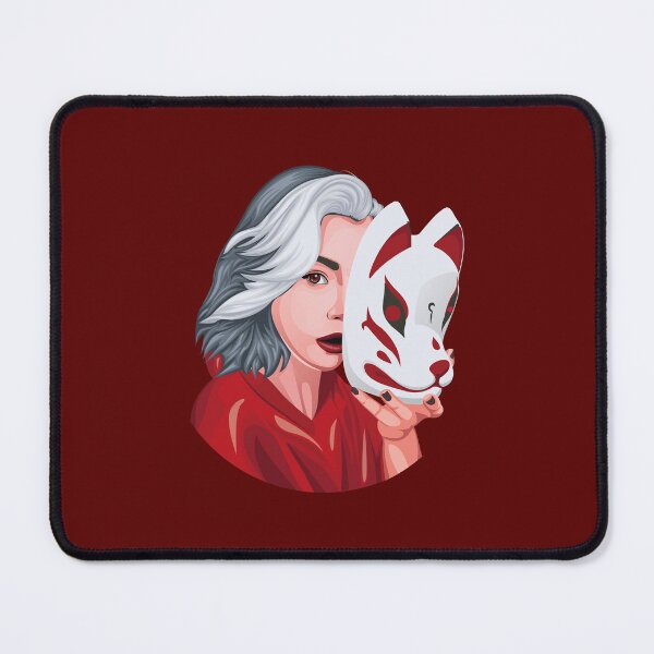 Item preview, Women and the kitsune mask designed and sold by RIXXI HEY CO..