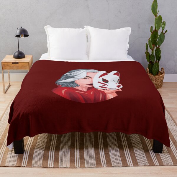 Item preview, Women and the kitsune mask designed and sold by RIXXI HEY CO..