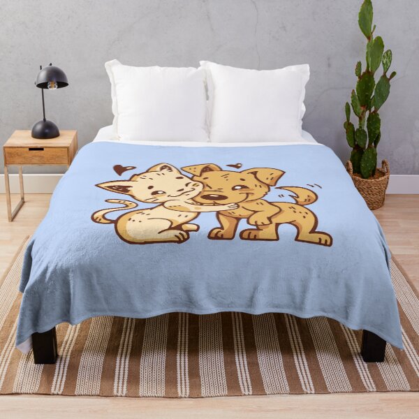 Item preview, dog and cat hug designed and sold by DerSenat.