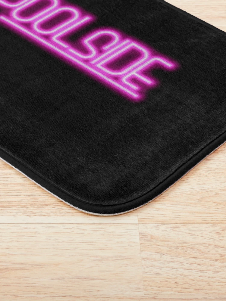 Thumbnail 3 of 6, Bath Mat, Poolside neon designed and sold by RiveRivera.