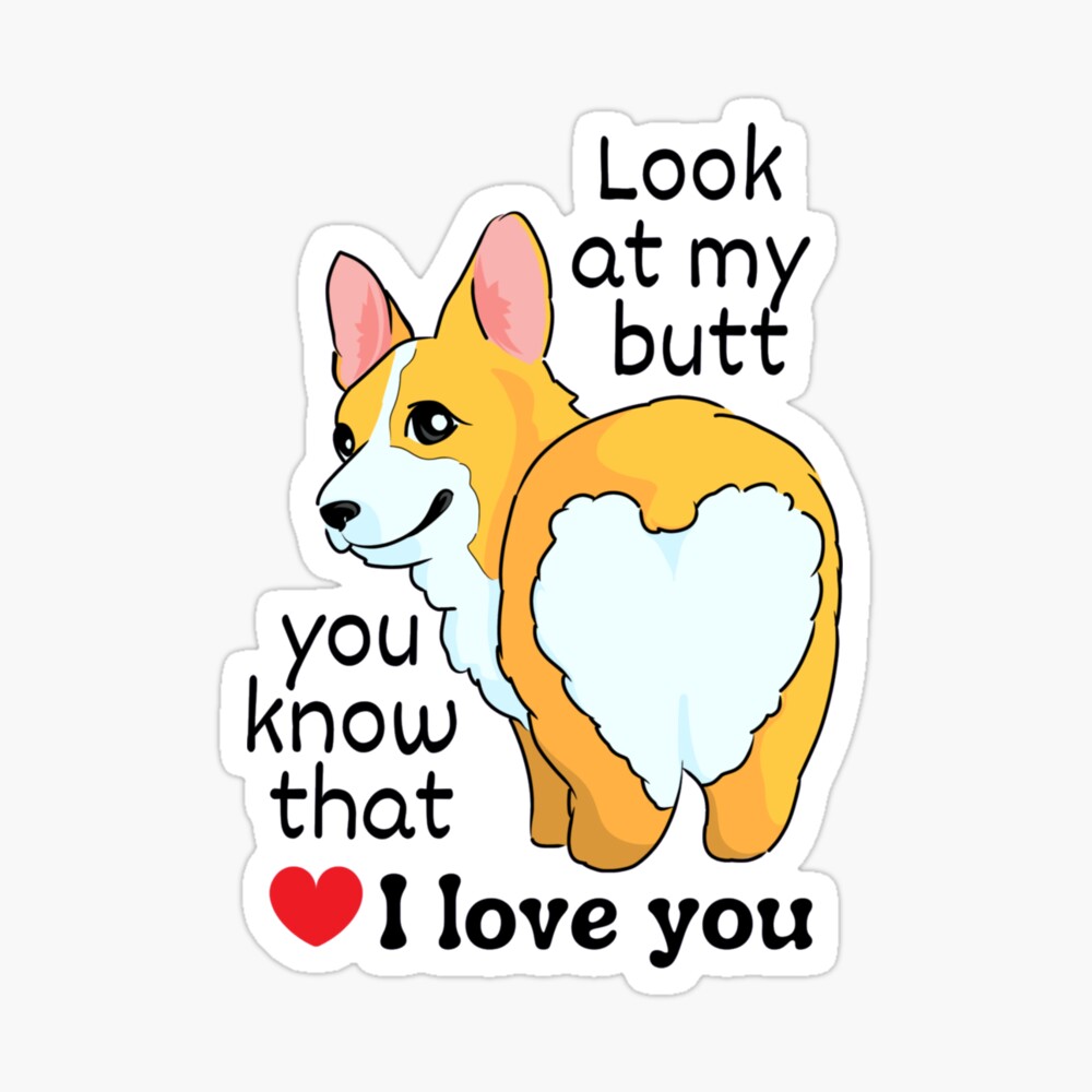 Animal butt i love you meme