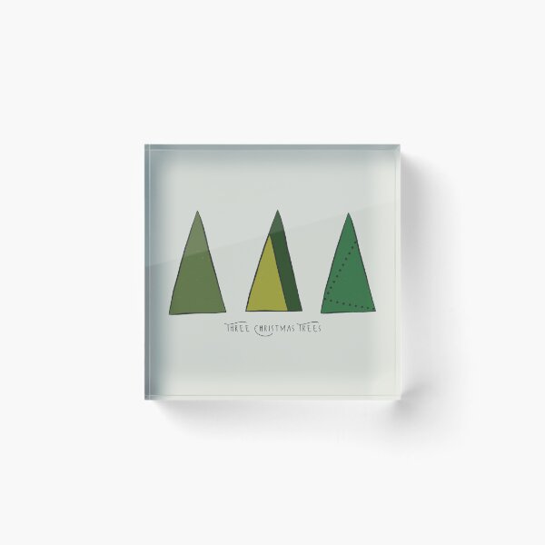 Artikelvorschau, Drei Weihnachtsbäume - Muster - entworfen und verkauft von VISION-EYES.