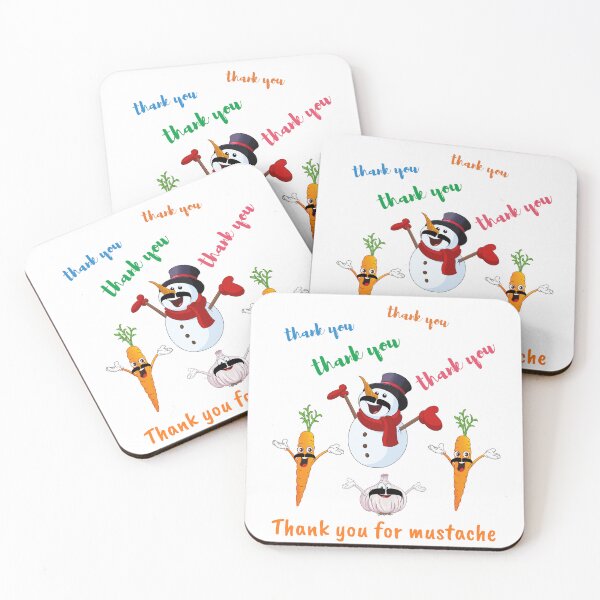 Item preview,  Funny Snowman With Mustache And Carrot designed and sold by erion-store.