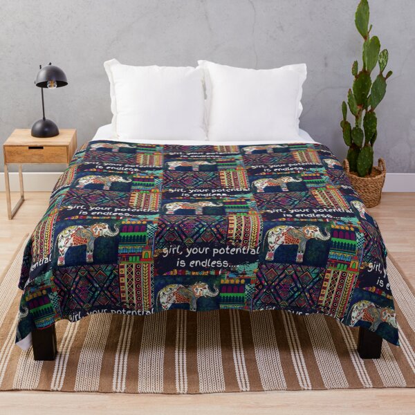 Item preview, girl, your potential is endless Ethnic Print design designed and sold by t1n3333.