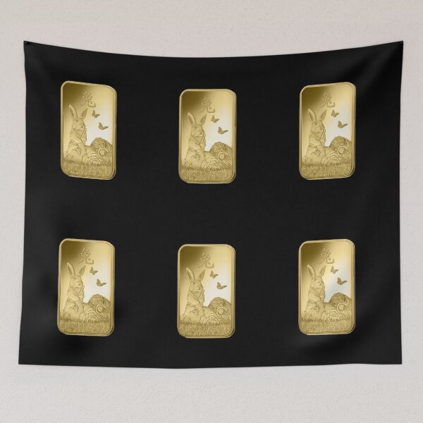 Item preview, The golden Lunar Rabbit gold ingot designed and sold by ChiefOP.