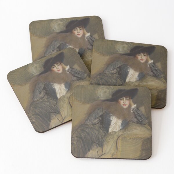 Item preview, Woman reclining by Paul César Helleu  designed and sold by RickE.