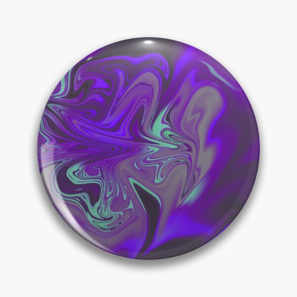 Item preview, Blue, Black, Turquoise, Purple, Violet Liquid Art. Liquid Marble. Abstract Design. designed and sold by Jason123za.