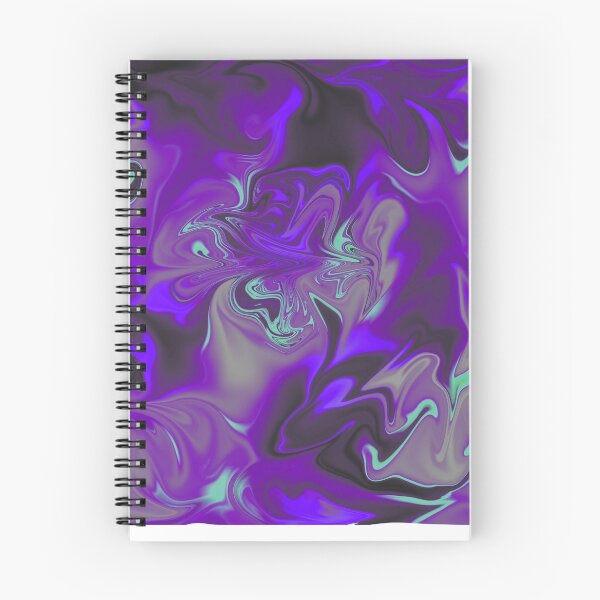 Item preview, Blue, Black, Turquoise, Purple, Violet Liquid Art. Liquid Marble. Abstract Design. designed and sold by Jason123za.