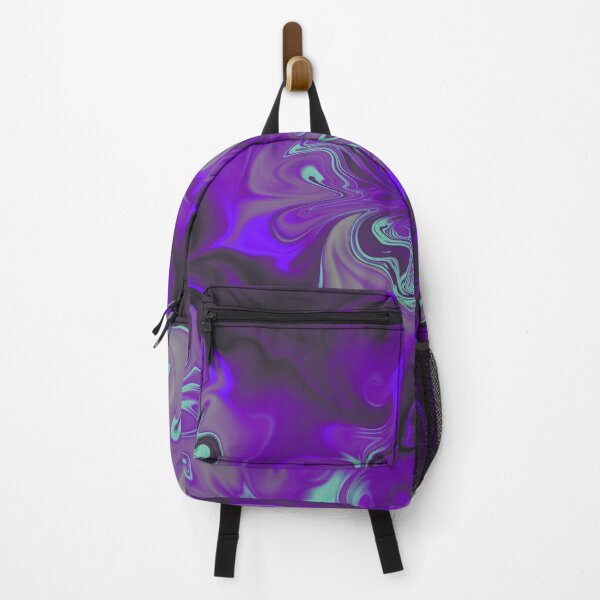 Item preview, Blue, Black, Turquoise, Purple, Violet Liquid Art. Liquid Marble. Abstract Design. designed and sold by Jason123za.