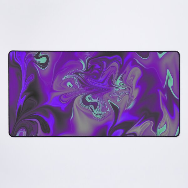 Item preview, Blue, Black, Turquoise, Purple, Violet Liquid Art. Liquid Marble. Abstract Design. designed and sold by Jason123za.