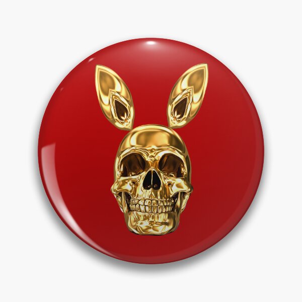 Item preview, Golden Magic SKULL BUNNY | Hero Acid Bunny Skull Psychedelic POPART & Design by Tyler Tilley (tiger picasso) designed and sold by Tyler Tilley.