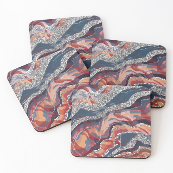 Item preview, Plaid marble with glitter designed and sold by Alkoohejin2.