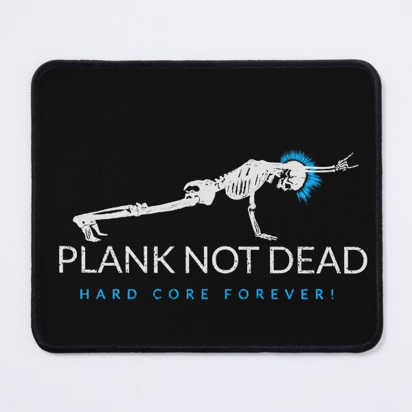 Item preview, Plank not dead - Funny Skeleton workout quote pun designed and sold by sashashuba.