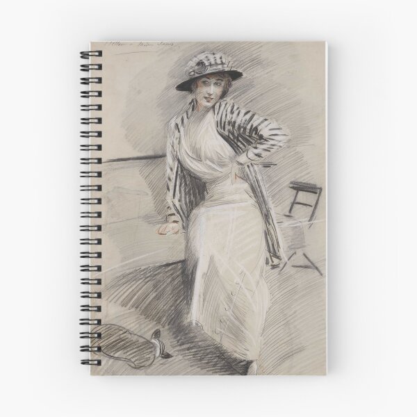 Item preview, Madame Paris assise sur une banquette by Paul-César Helleu  designed and sold by RickE.