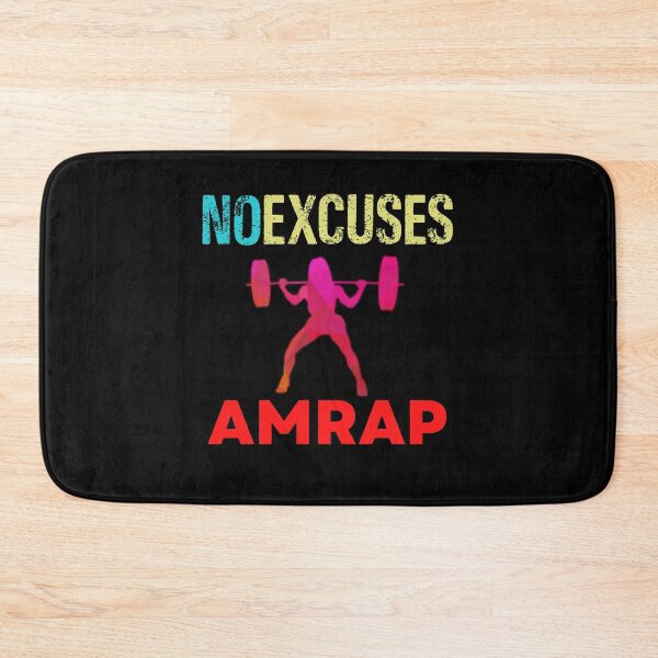 Item preview, No Excuses AMRAP designed and sold by Desiznn.