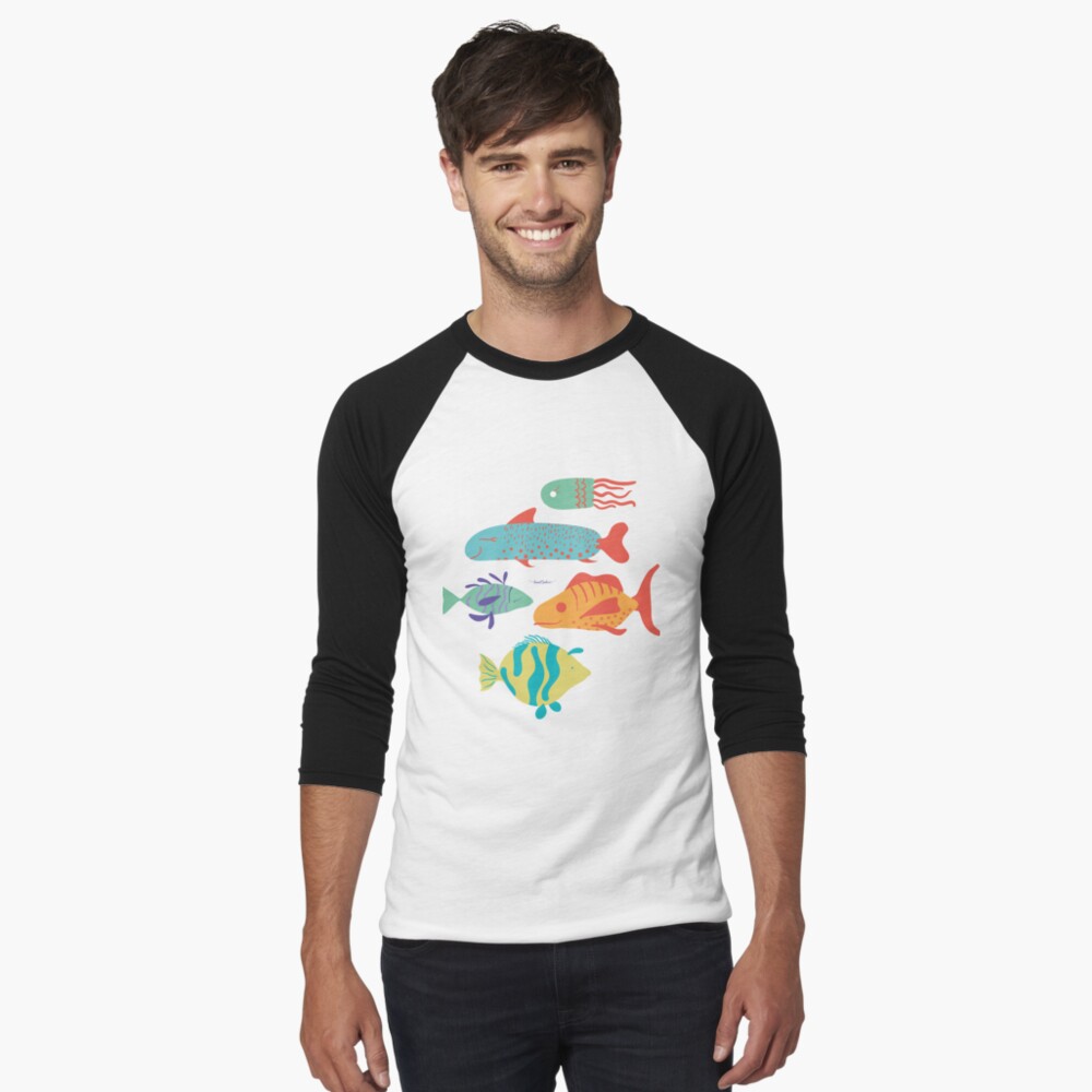 Vista previa del artículo con la obra «Camiseta ¾ estilo béisbol», diseñado y vendido por AnaidZahori.