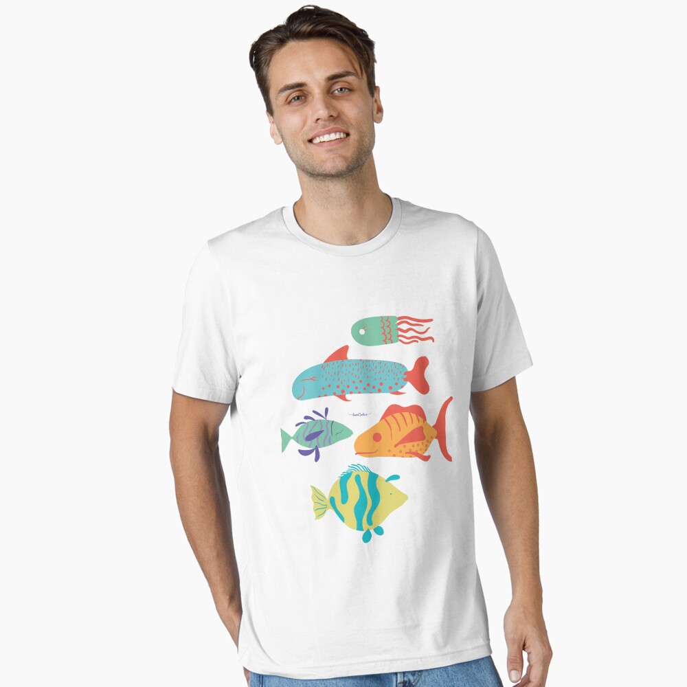 Vista previa del artículo con la obra «Camiseta esencial», diseñado y vendido por AnaidZahori.
