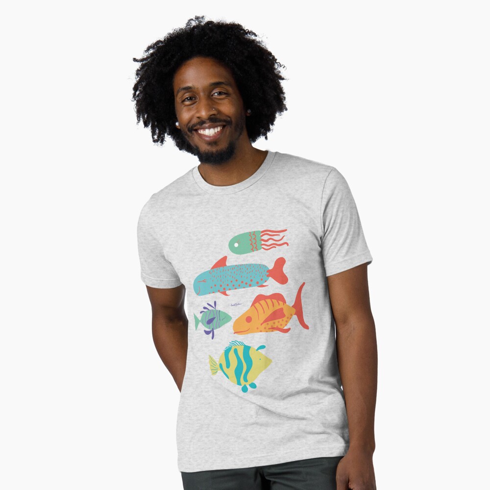 Vista previa del artículo con la obra «Camiseta de tejido mixto», diseñado y vendido por AnaidZahori.