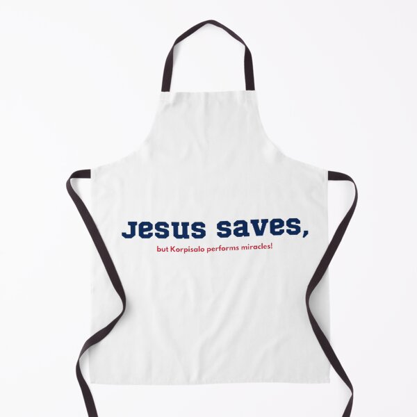 Item preview, Jesus Saves, Korpisalo Miracles! designed and sold by BradburyWorx.