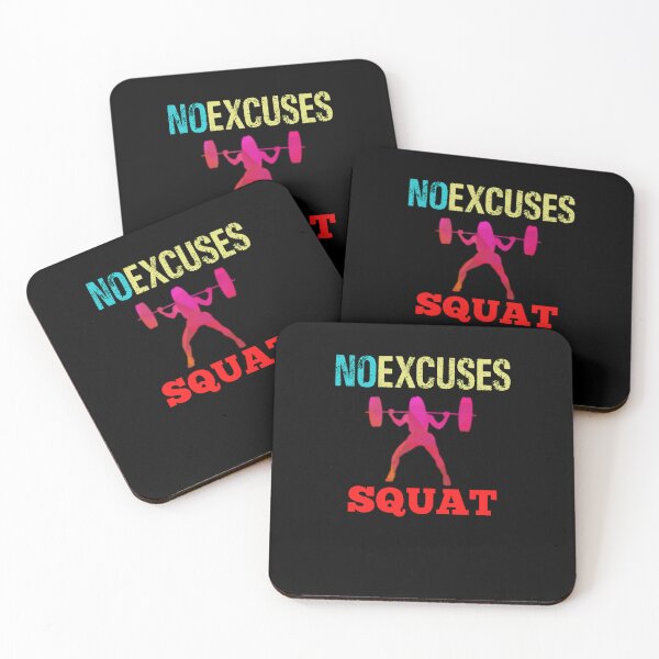Item preview, No Excuses AMRAP Squat designed and sold by Desiznn.