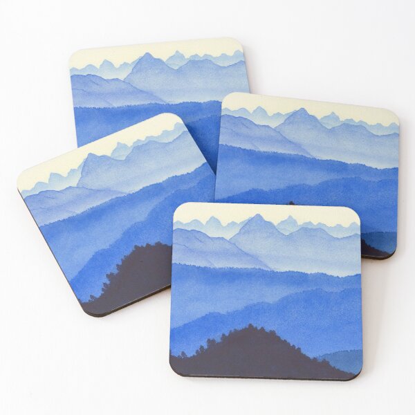 Item preview, Blue mountains designed and sold by kikiartpalette.