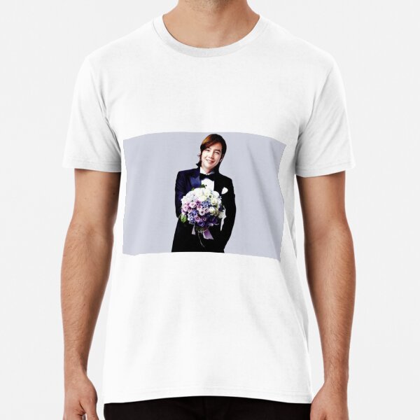 Jang Keun Suk with Flowers Premium T-Shirt