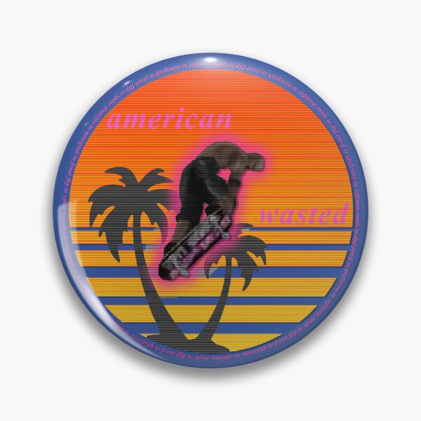Item preview, a m e r i c a n   w a s t e d  (r e d) designed and sold by Gonzo's Rad Design Shop.