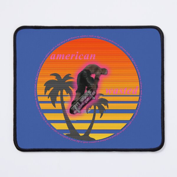 Item preview, a m e r i c a n   w a s t e d  (r e d) designed and sold by Gonzo's Rad Design Shop.